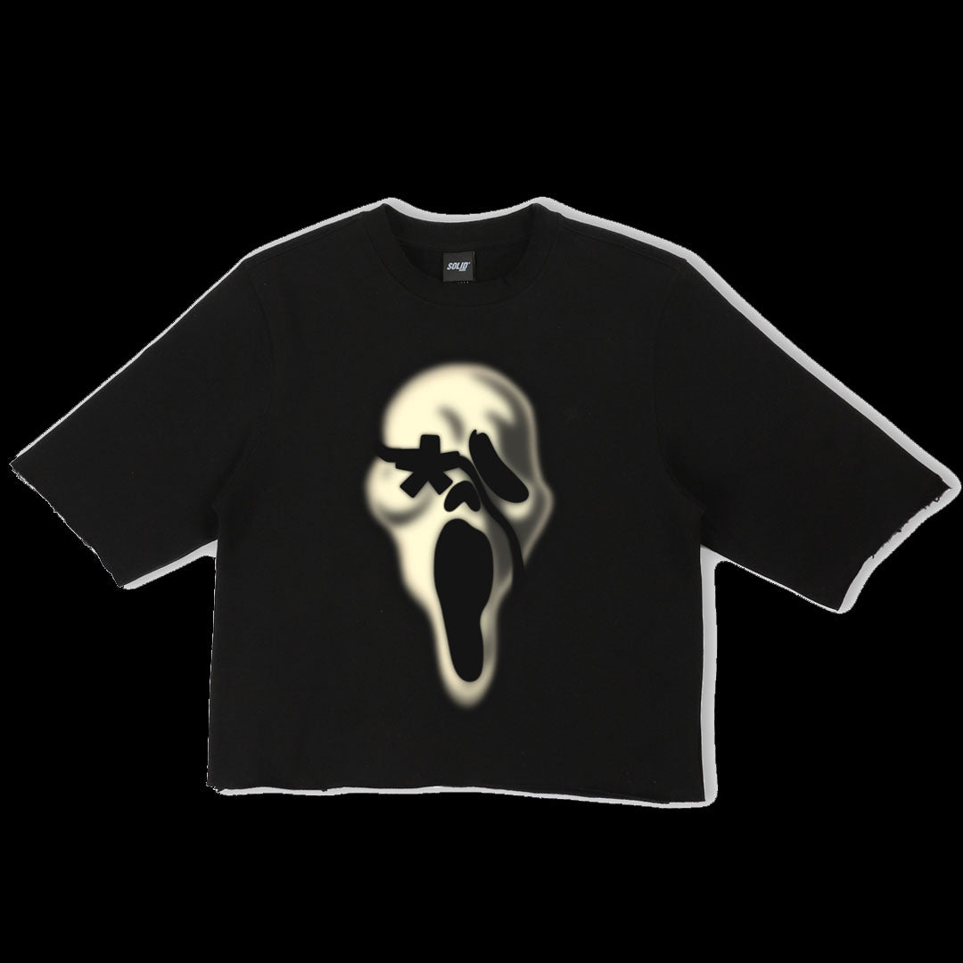LTS Scream Mask Cropped Crew