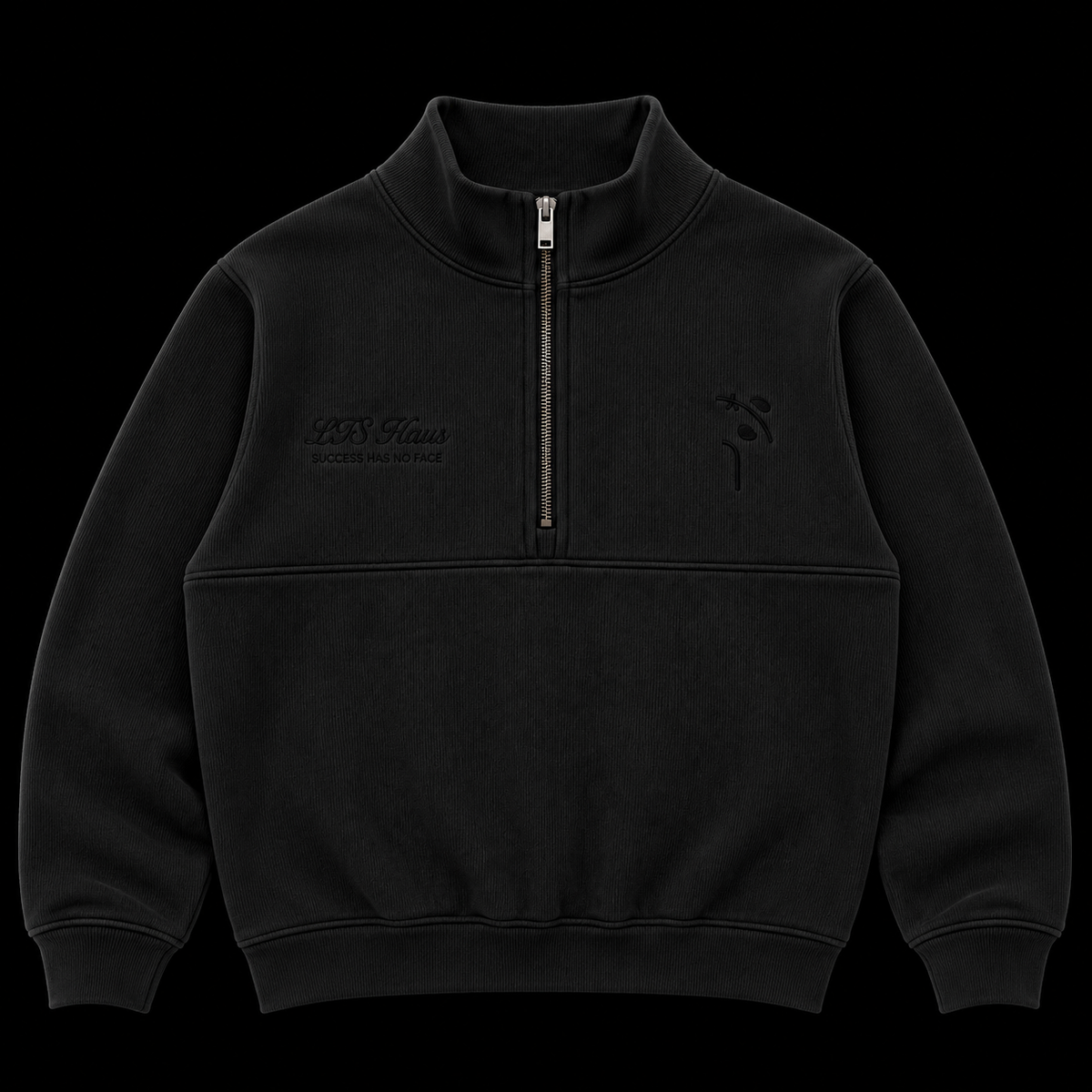 Black  Quarter-Zip by LTS Haus