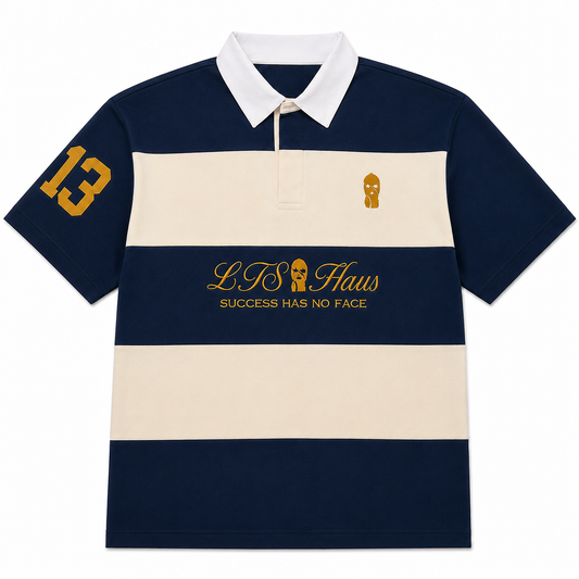 Blue Rugby Polo by LTS Haus