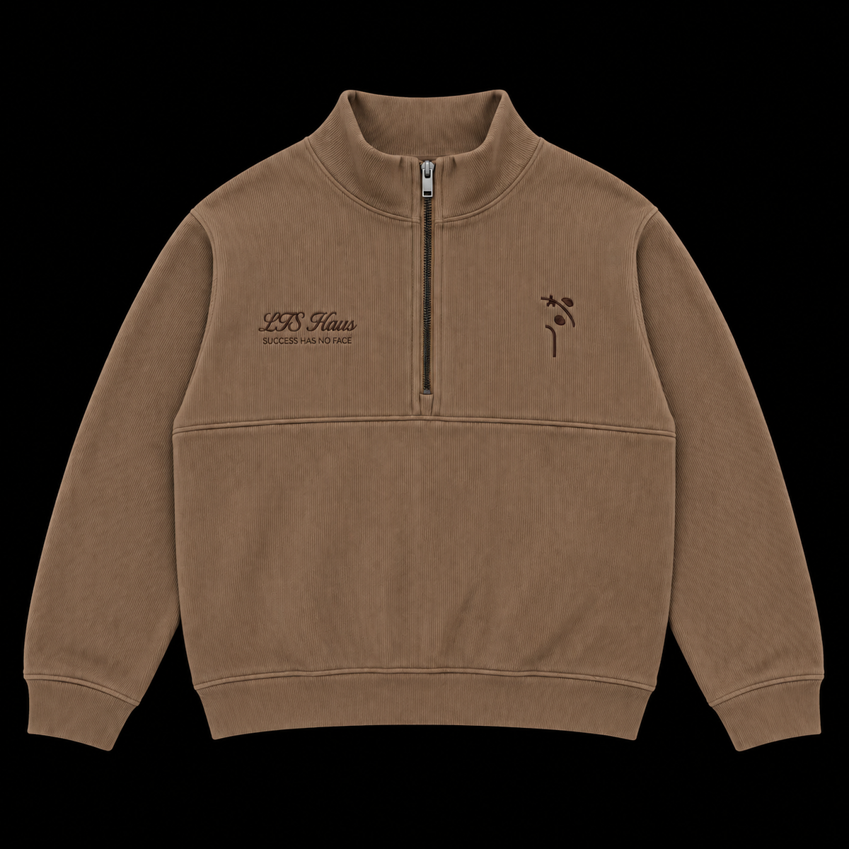 Taupe Quarter-Zip by LTS Haus